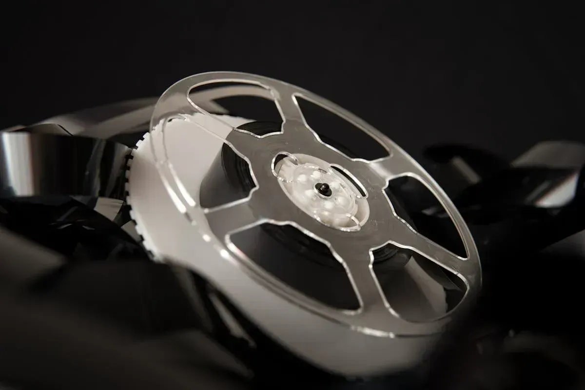 A film tape roll, symbolizing Amr Alkahtani's journey from hobbyist to movie producer. (Source: Shutterstock)
