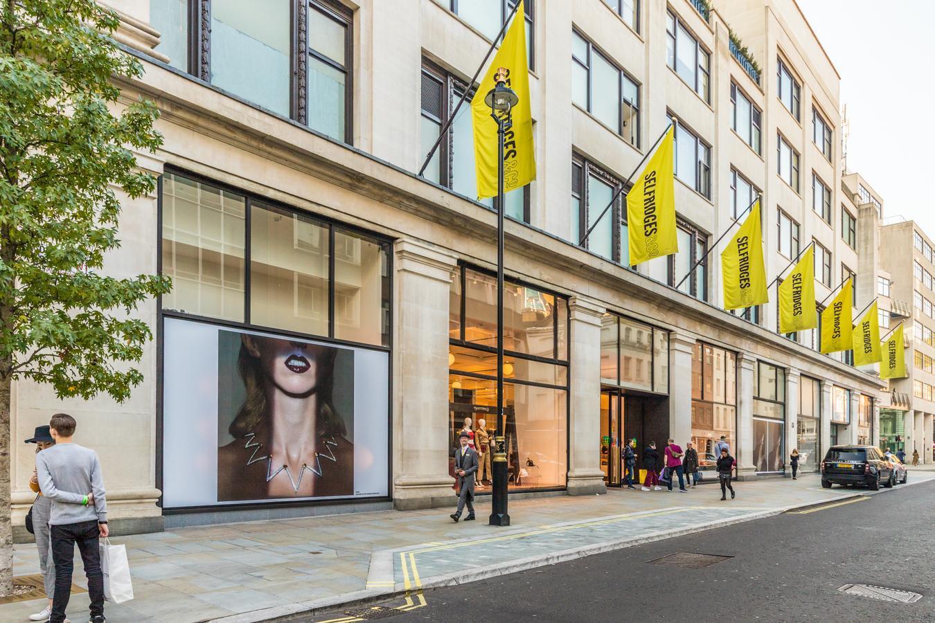 Selfridges department store in London, recently linked to Saudi Arabia’s Public Investment Fund acquisition.