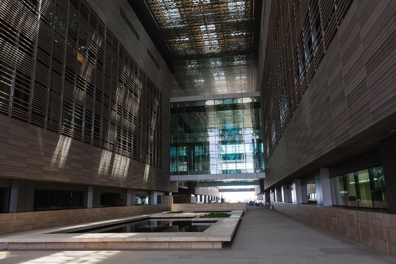 Modern science buildings at the King Abdullah University of Science and Technology (KAUST) campus, showcasing advanced architecture and research-focused infrastructure in Saudi Arabia.