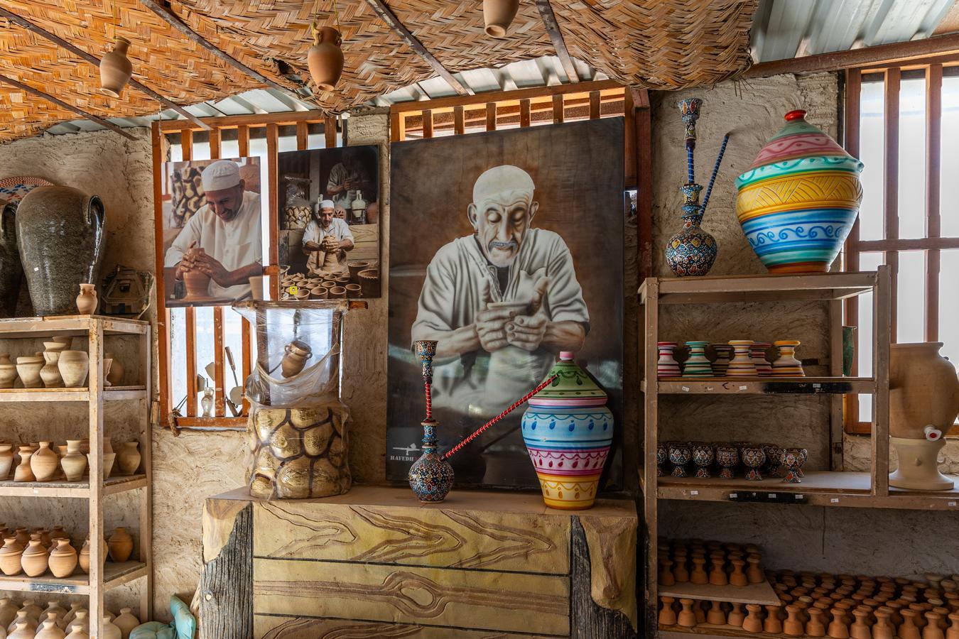 Saudi pottery workshop showing traditional craft within the country’s growing cultural sector.